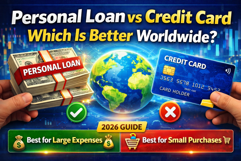 personal loan vs credit card