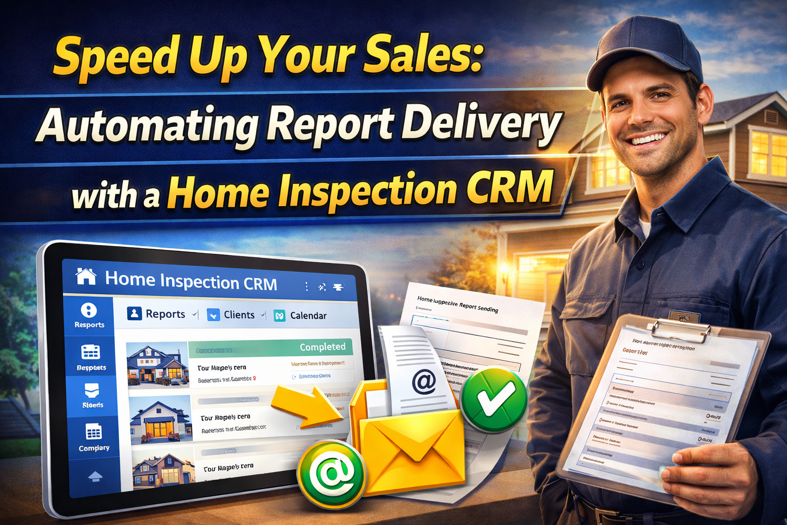 Speed Up Your Sales: Automating Report Delivery with a Home Inspection CRM
